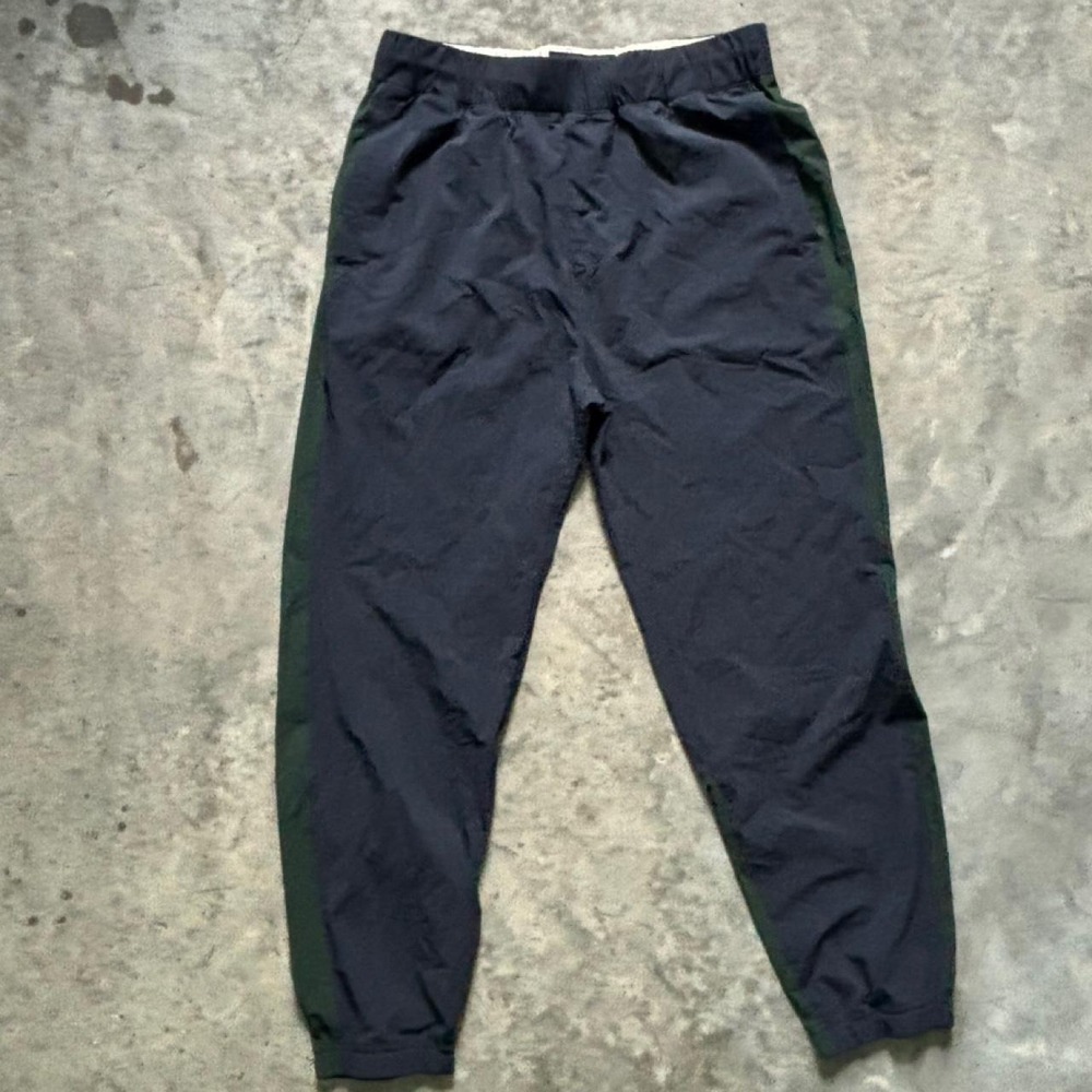 Abercrombie & Fitch Mens Navy Green Relaxed Fit Track Pants Joggers Size M